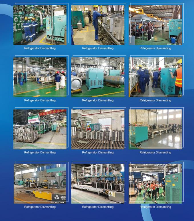 10 HP Oil-free Explosion Proof Refrigerant Recovery Machine with ≤120 kg/h Vapor and ≤8000 kg/h Liquid Recovery Rates 12