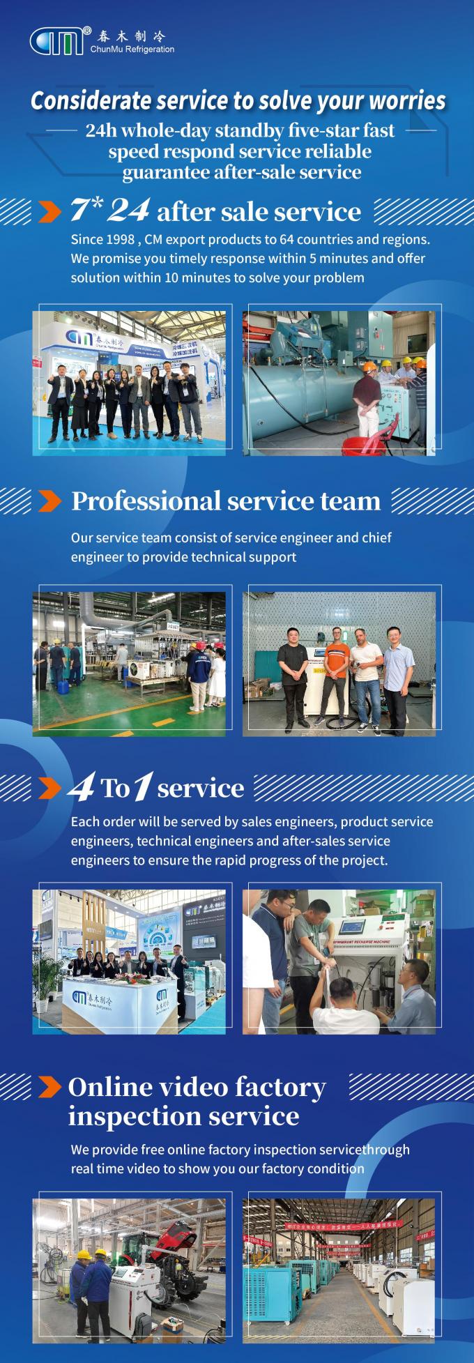 10 HP Oil-free Explosion Proof Refrigerant Recovery Machine with ≤120 kg/h Vapor and ≤8000 kg/h Liquid Recovery Rates 8