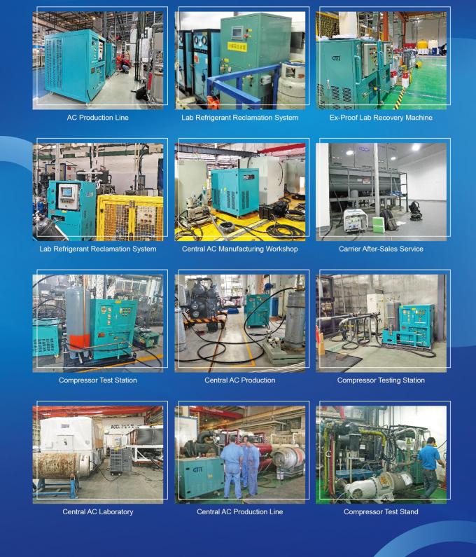 10 HP Oil-free Explosion Proof Refrigerant Recovery Machine with ≤120 kg/h Vapor and ≤8000 kg/h Liquid Recovery Rates 14