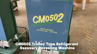 Trolley Type Refrigerant Recovery Recycling Machine #hvacr #hvac #refrigerantrecovery #factory